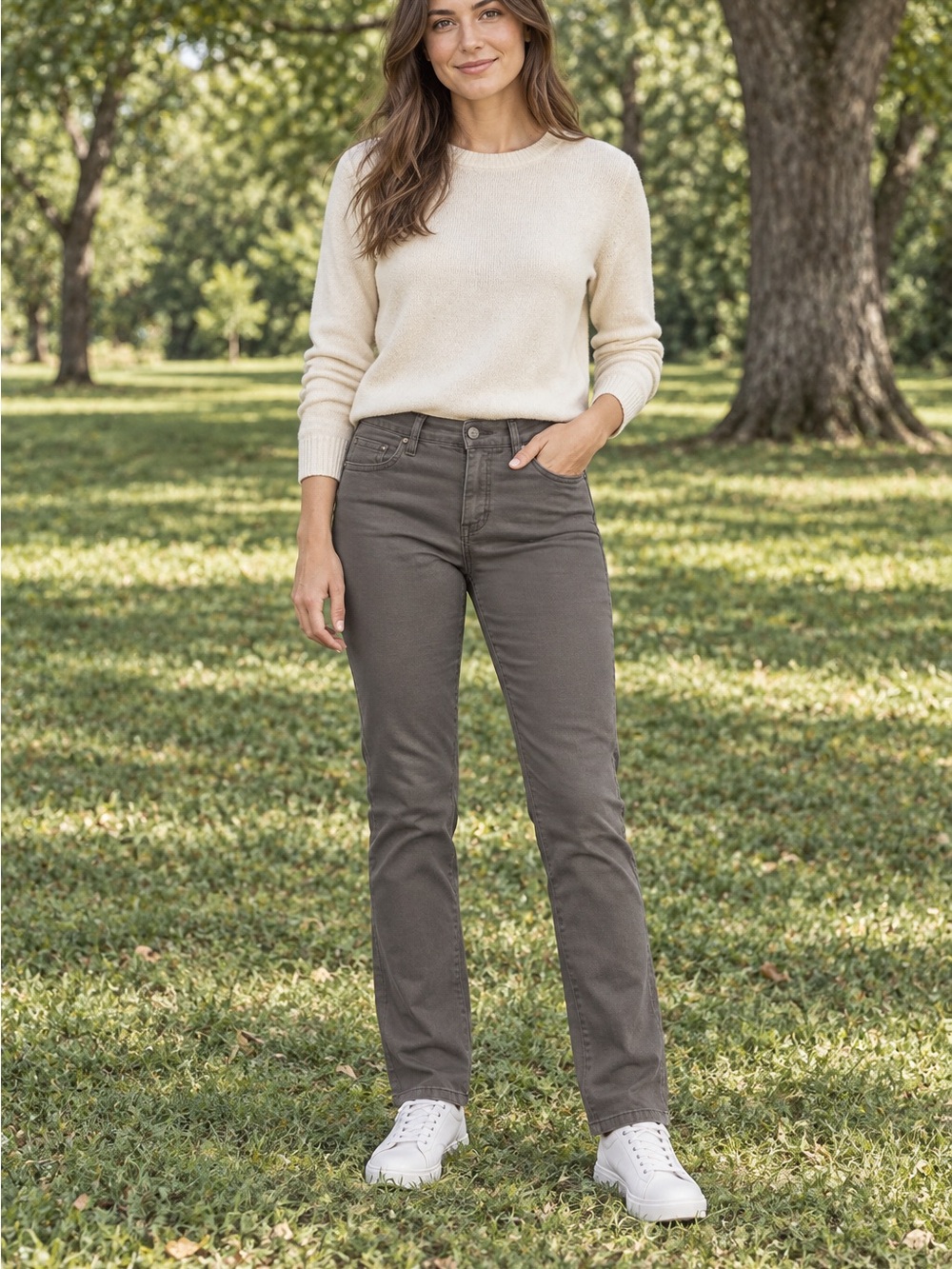 Chor size 11 Women’s Skinny Jeans in Greenish gray (A-013)